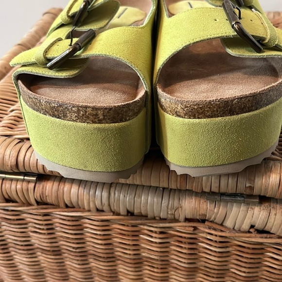 Free People x Intentionally Rule Breaker Flatform Sandals Size 7 NEW - Picture 12 of 17